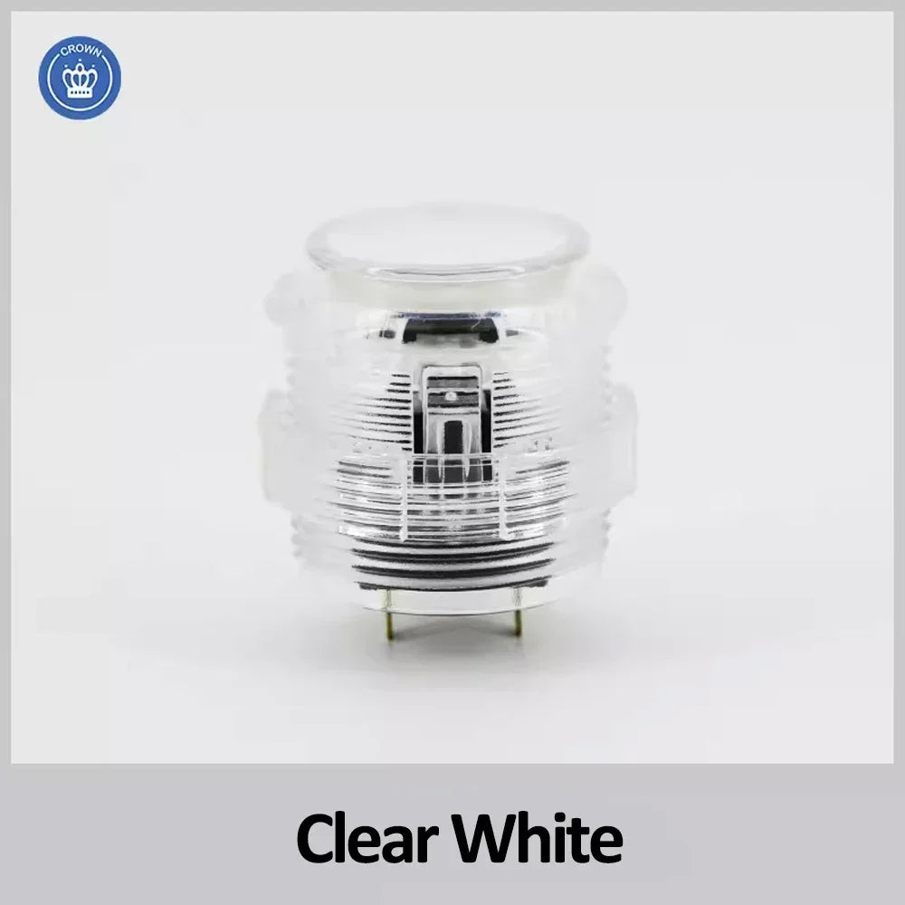 Original Korean CROWN 203C-S 30mm Silent Arcade Push Button Cherry Switch for Fight Stick Hitbox Joystick DIY PC PS3 Xbox