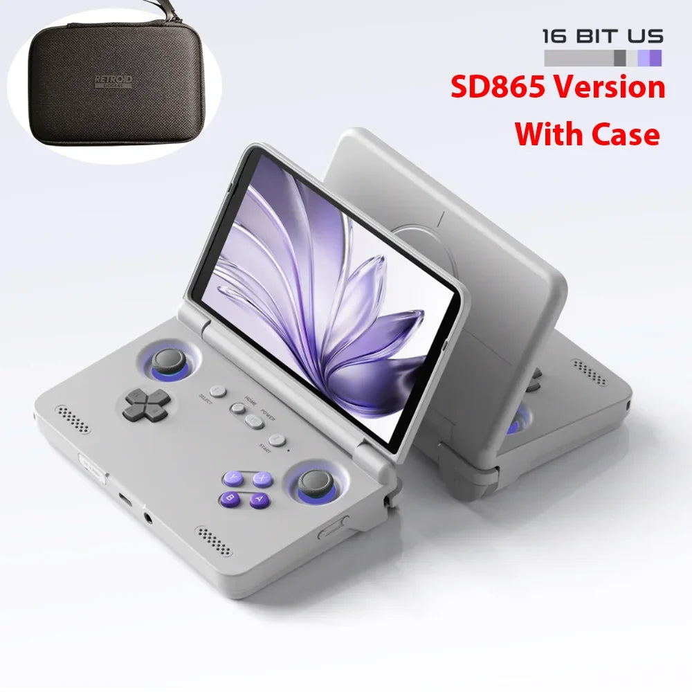 Retroid Pocket Flip 2 Handheld Game Console 5.5Inch AMOLED Screen RP Flip2 128GB Android System 5000mAh Wifi6