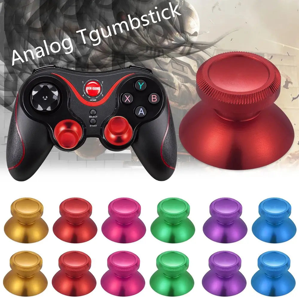 2Pcs Metal Thumbstick Grip for PS4 Xbox One Controller, Aluminum