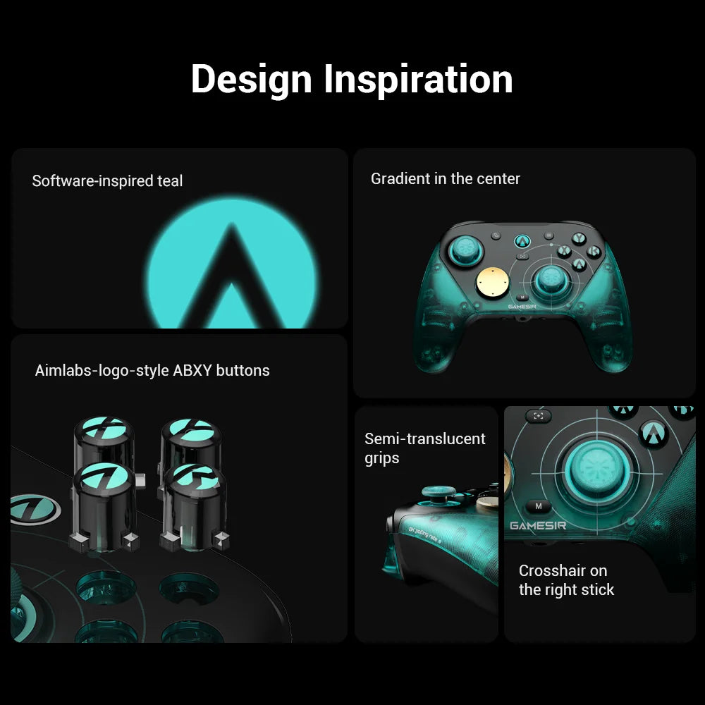 GameSir G7 Pro 8K Aimlabs Edition Hall Effect Wireless Controller for Nintendo Switch 2, Wireless Gamepad with Charging Station