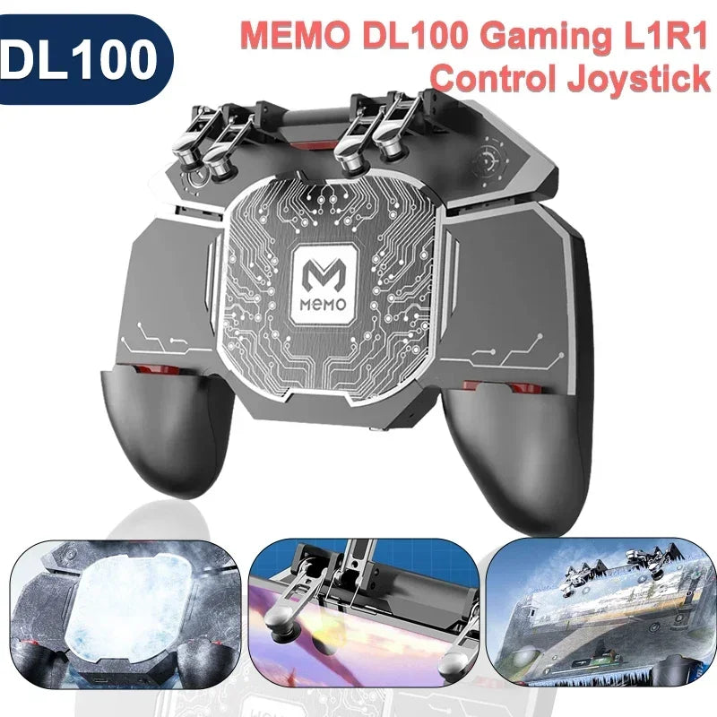 MEMO DL100 Mobile Phone 6 Fingers Gamepad with Cooling Radiator