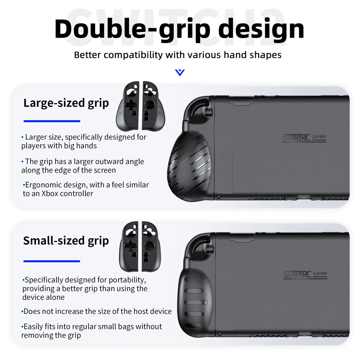 1set Protector Case for Switch 2 Grip Shell for Switch 2 Game Console  Accessories PC TPU Case for Nintendo Switch 2 Controller