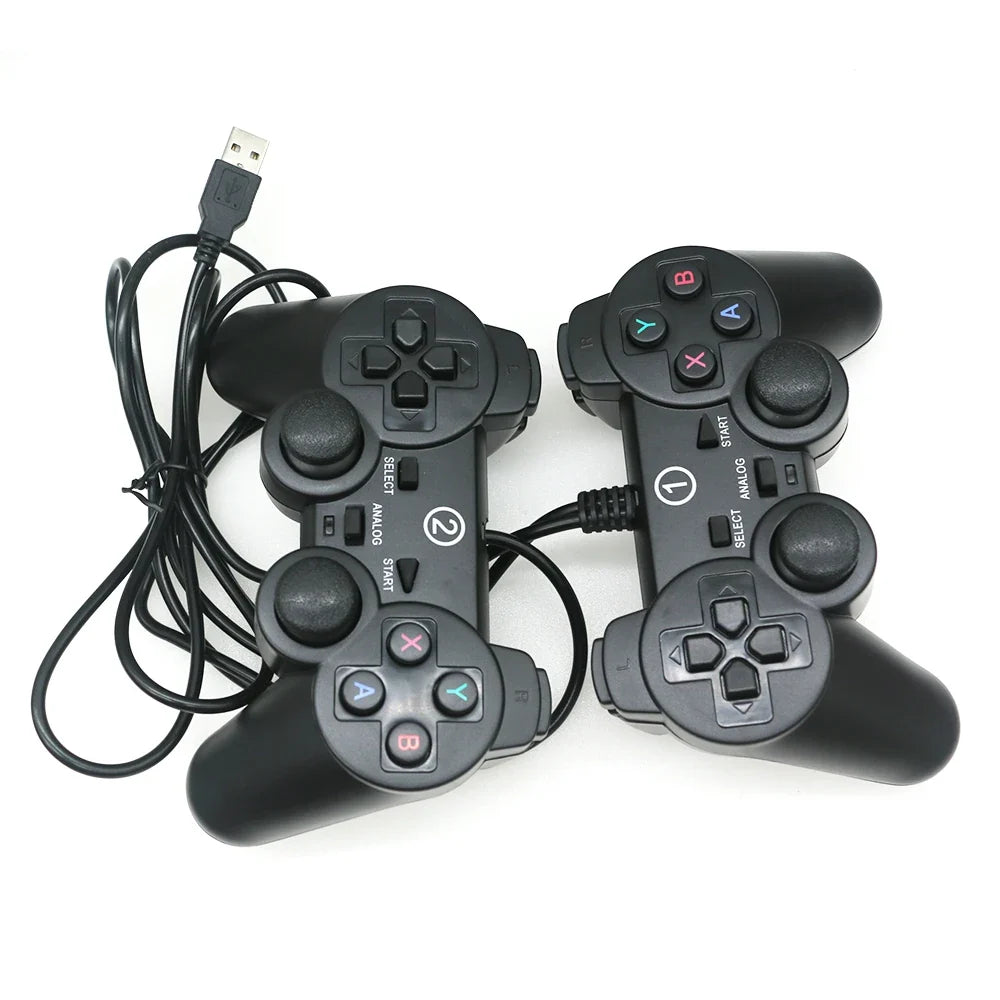 2 Player Gamepad Joypad USB Joystick Wired Usb To Pc Controller For Winxp/win7/win8/win10 Computer Laptop Pandora Arcade Game