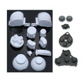 YuXi For GameCube ABXY L R Z D-Pad Button Kit Thumbstick Cap & Conductive Rubber Replacement for NGC Controller