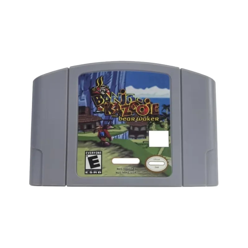 N64 USA NTSC Version 64 Bit Console Video Games Cartridge BANJO Series DREAMIE JIGGIES KAZOOIE TOOIE Hobby Collection Gift Toys