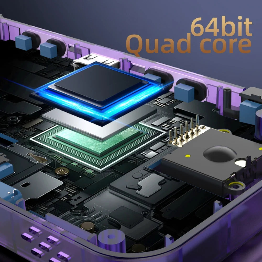 R36H Retro Handheld Game Console 3.5-Inch IPS Open-Source Linux