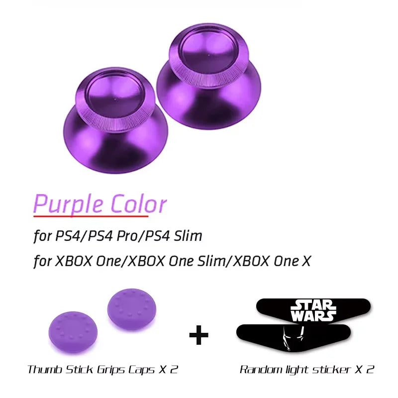 Data Frog Metal Thumbsticks for PS4 Slim/Pro, Xbox One Slim