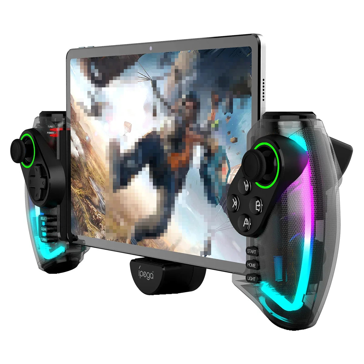 IPEGA Wireless Gamepad For Nintendo Switch,Android, iOS ,iPad ,PC With RGB Light Linear, Vibration Stretchable Controller PG9777