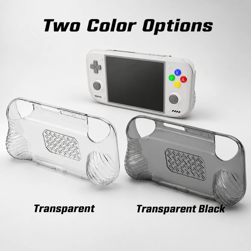 For Retroid Pocket NOVA Game Console Clear TPU Protective Case Slim One-Piece Shockproof Anti-Scratch Anti-Drop Precise Cutouts