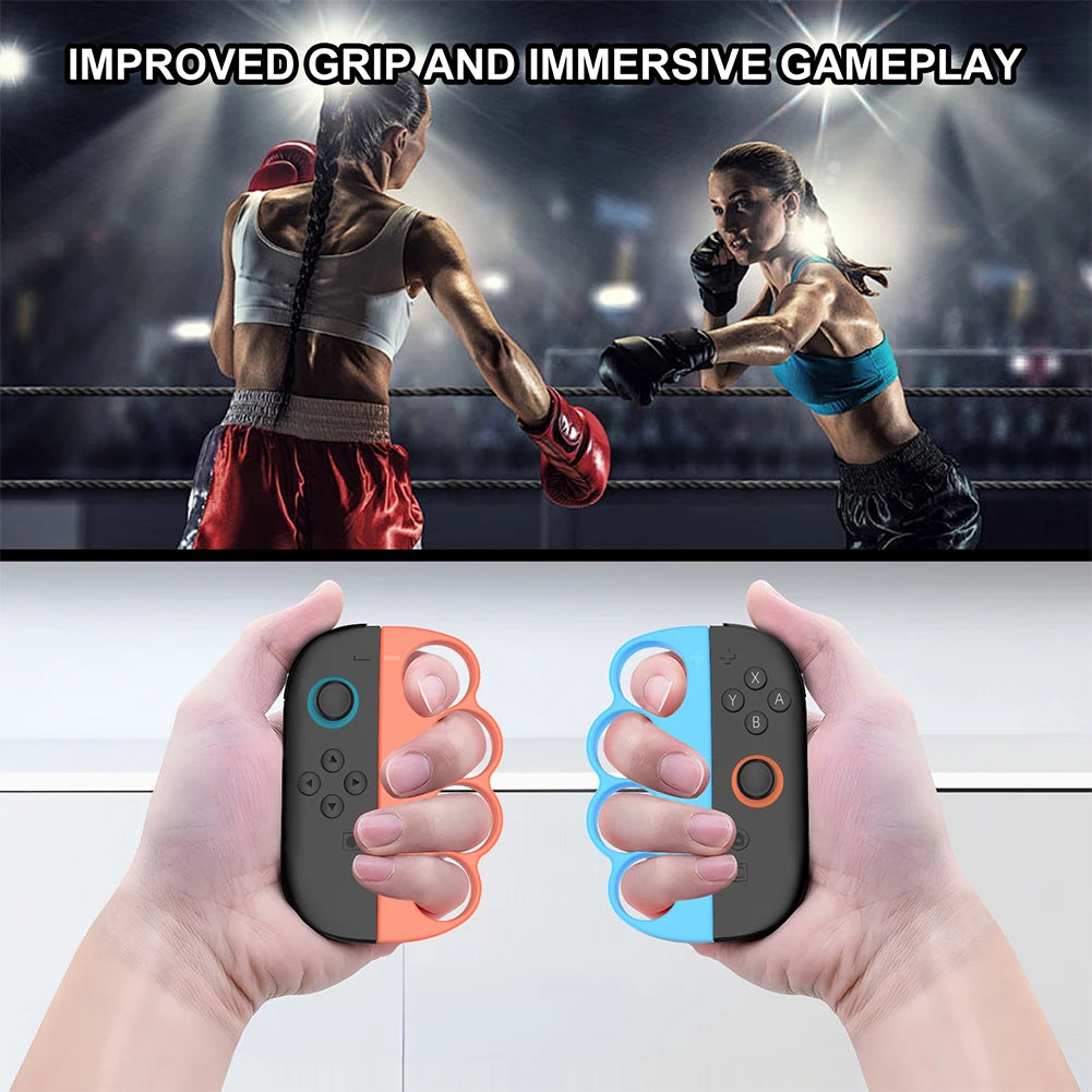 2Pcs Fitness Boxing Hand Grips for Switch 2 Game Console Boxing Handle Grips Fit Boxing Clasp Accessories for Switch 2 Joy-Con