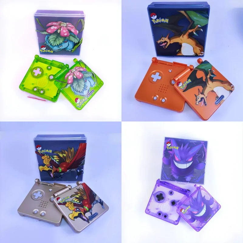 GBA SP Color Printed Replacement Shell, Creative DIY Housing