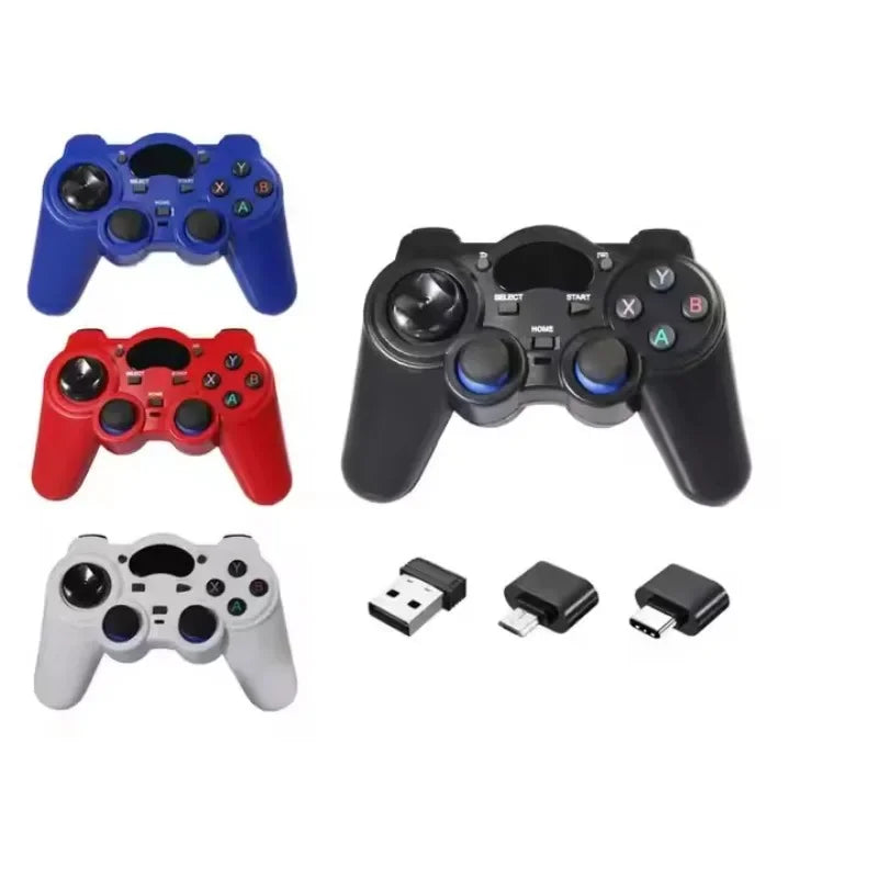 2.4G Wireless Controller Camepad with OTG Converter for PS3 / TV Box / Android Phone / PC Joystick for PS3 Wireless Joystick