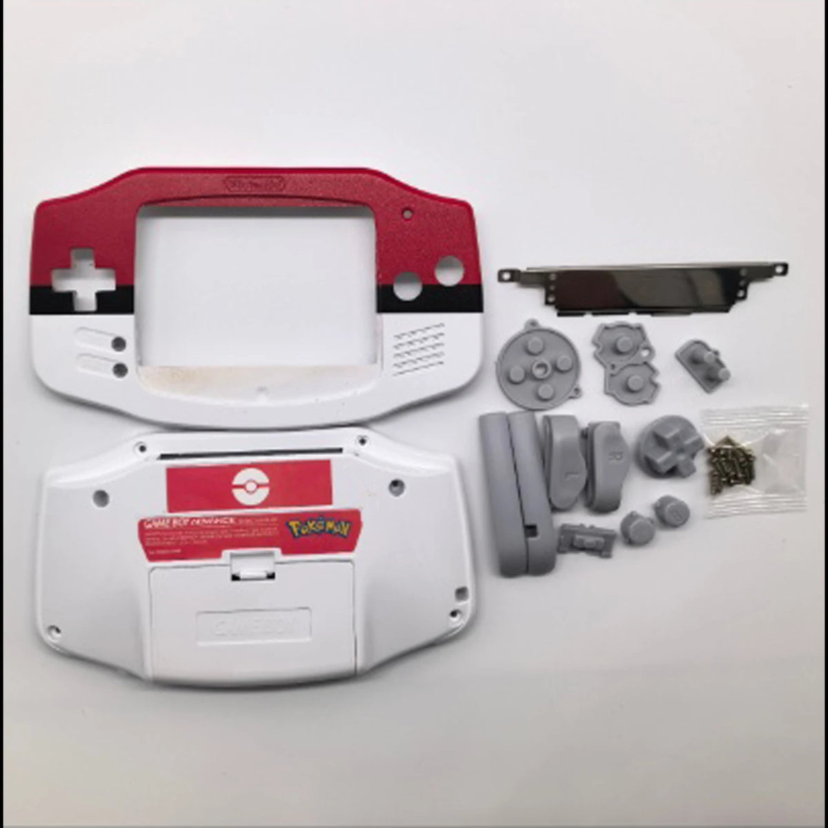 GBA Console replacement Shell - Pokémon Limited Edition Compatible with 2.9" / 3.0" full fit Screens