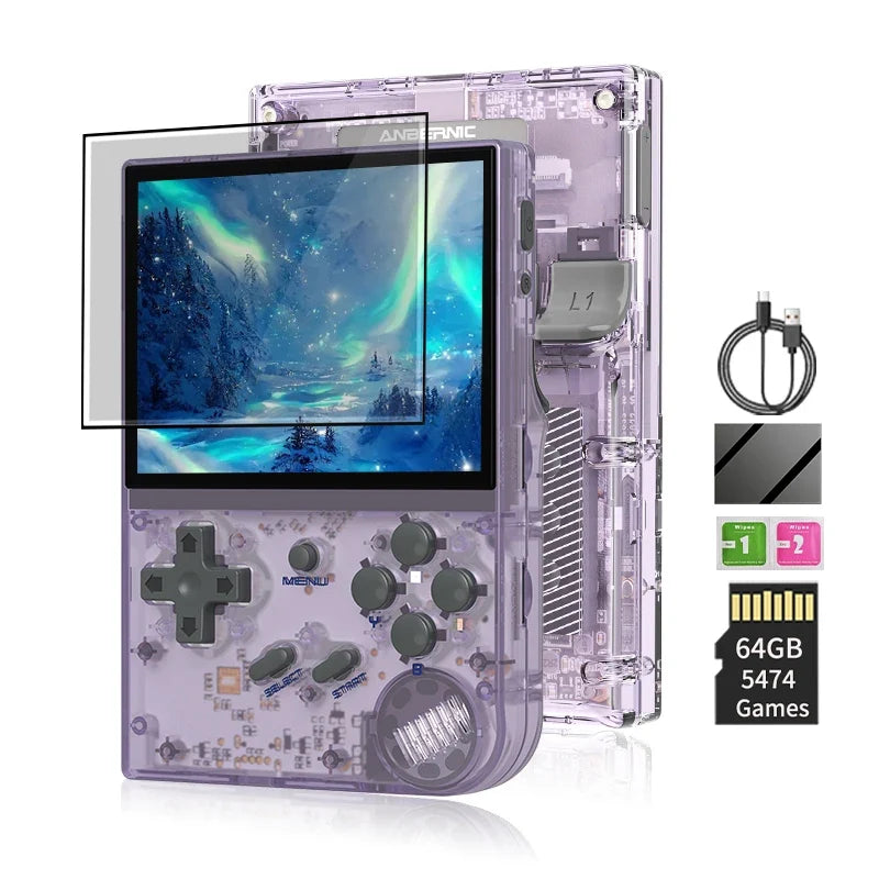 Anbernic RG35XX Handheld Console 3.5 Inch IPS GarlicOS 2600mAh