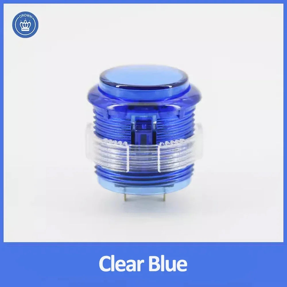 Original Korean CROWN 203C-S 30mm Silent Arcade Push Button Cherry Switch for Fight Stick Hitbox Joystick DIY PC PS3 Xbox