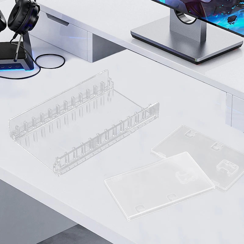 Clear Storage Stand for Nintendo Switch, Desktop Display Box