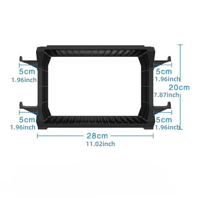 Game Storage Rack with Controller Holder for PS5 PS4 Discs
