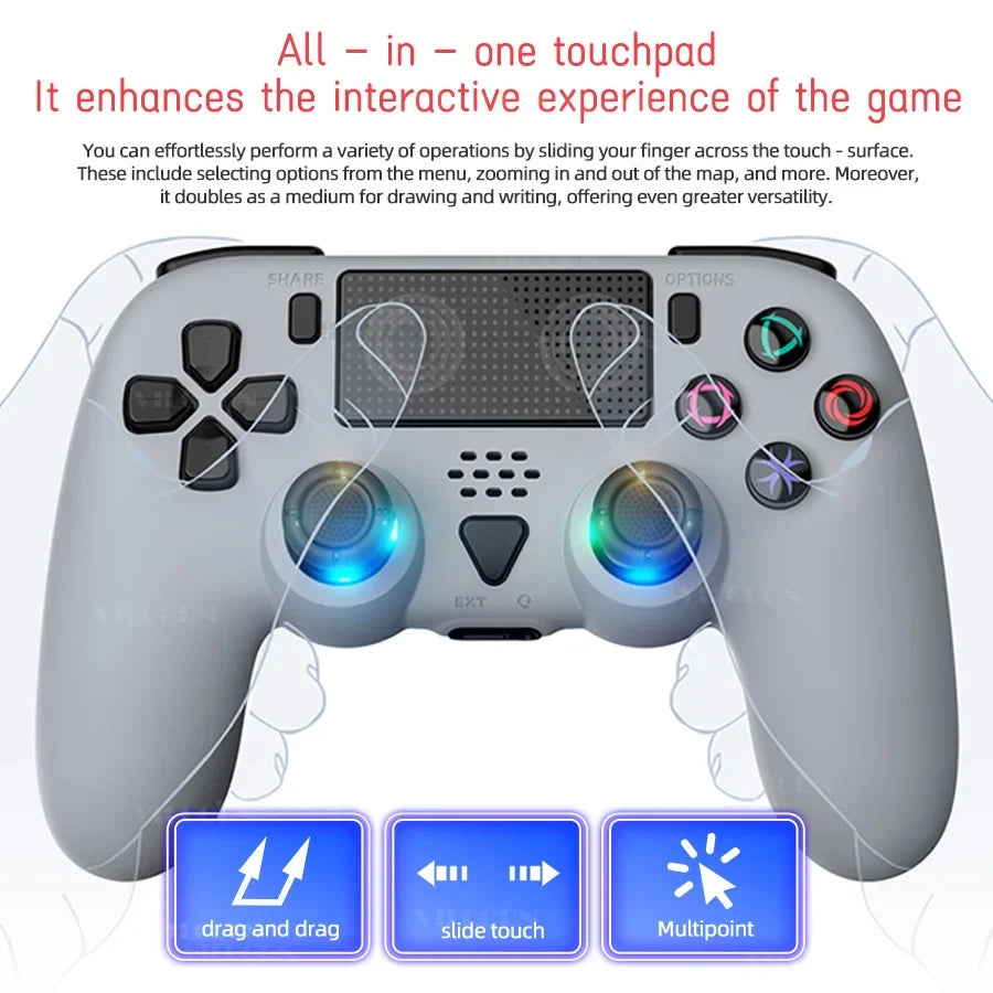 Wireless Gamepad for PS5, PS5 Slim & Pro, Macro Programming, Touchpad