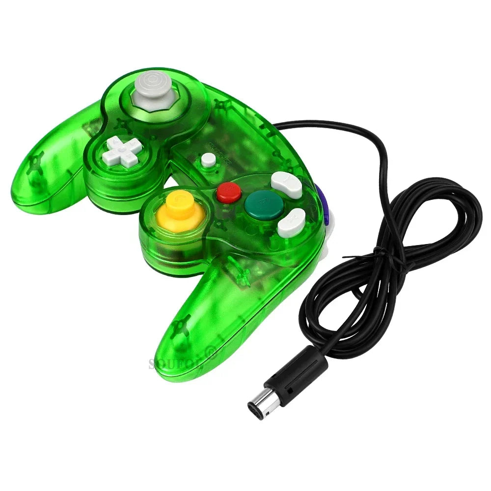 GameCube Transparent Wired Controller Gamepad, 1.5M Cable