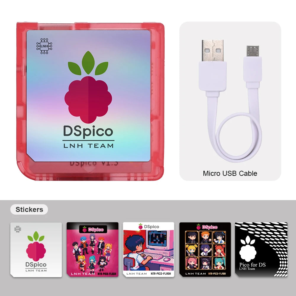 RP2040 MCU DSpico Game Reader Compatible With NDS NDSL DSi 3DS Console