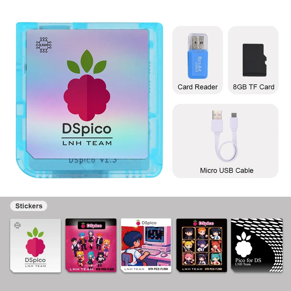 RP2040 MCU DSpico Game Reader Compatible With NDS NDSL DSi 3DS Console