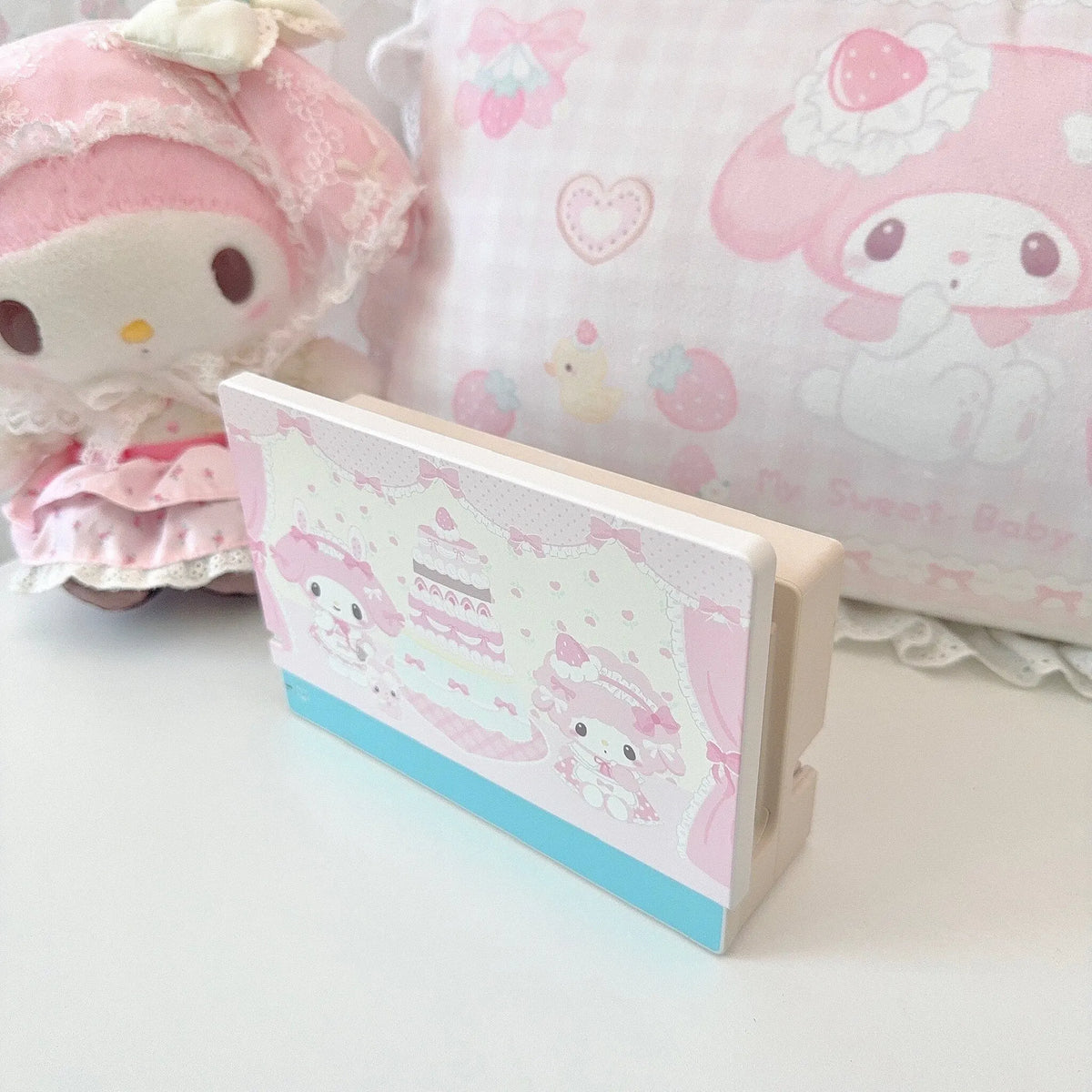 Cartoon Switch Pink Protective Case for Nintendo Switch 2/OLED/Lite Consoles Joy-Con Cases Dock Case Console Stand Accessories