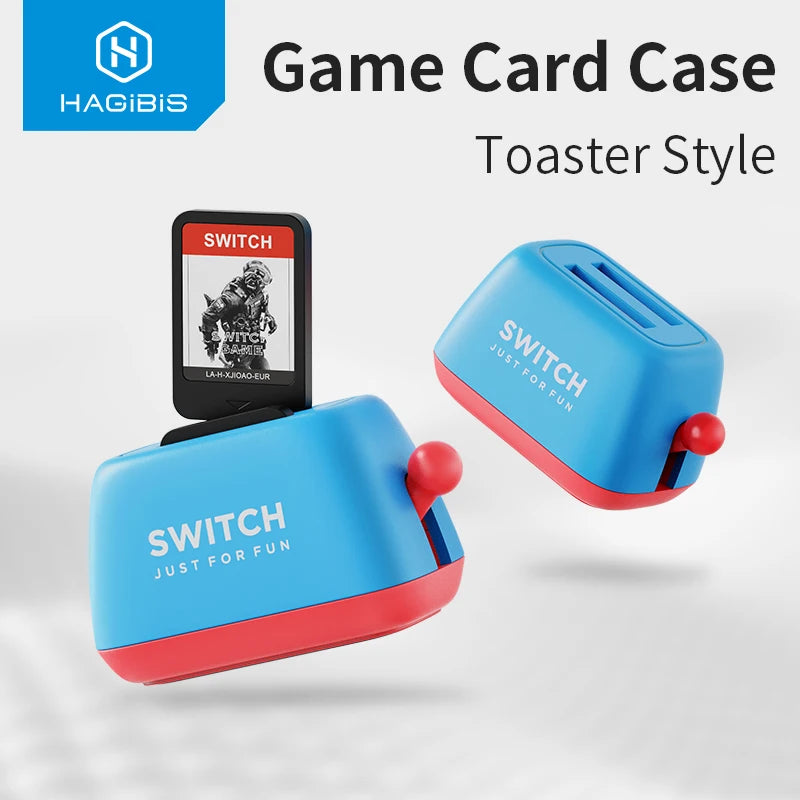 Nintendo Switch Lite Hagibis Game Card Case, Toaster 2-Slot
