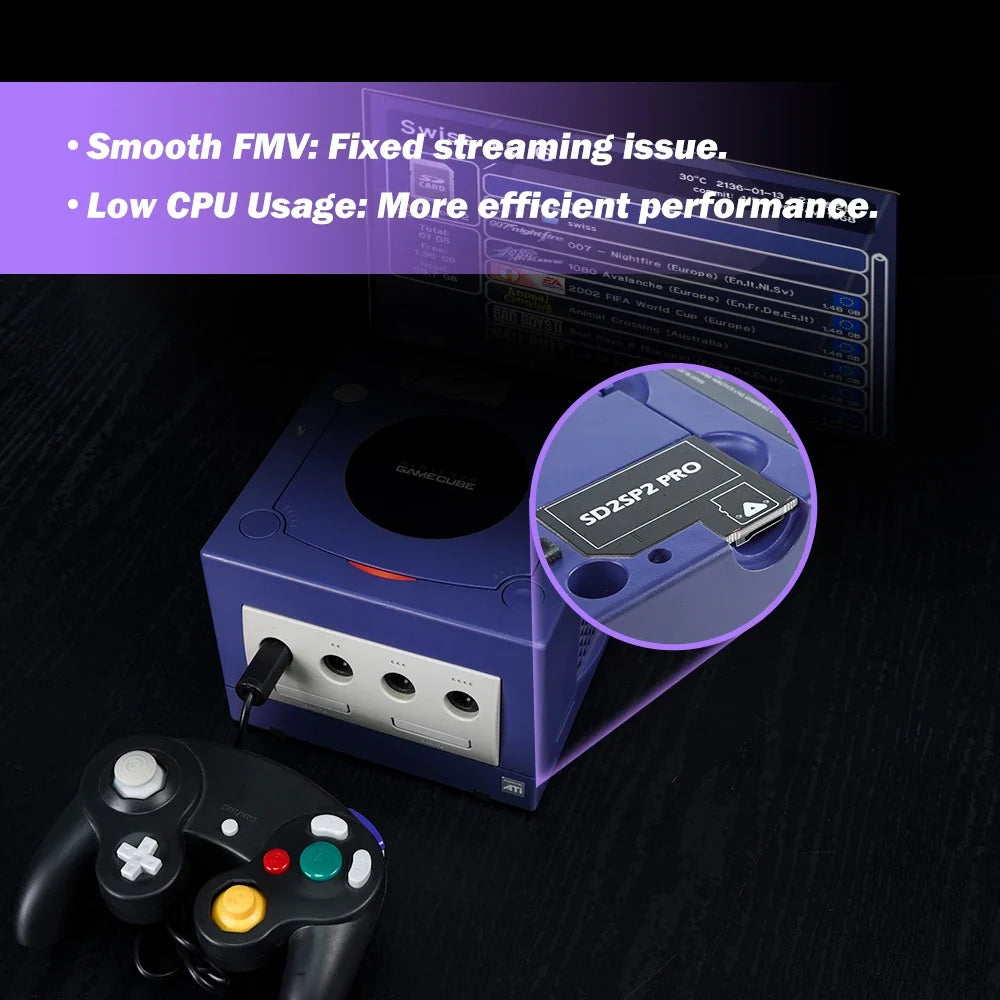 BitFunx SD2SP2 PRO Micro SD Adapter for GameCube Port 2