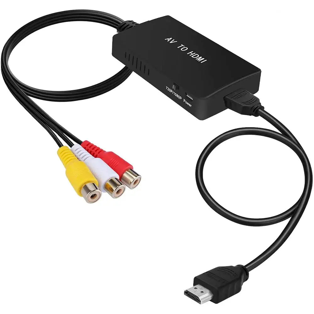RCA to HDMI Converter 1080P for PS1/PS2/PS3 and VHS