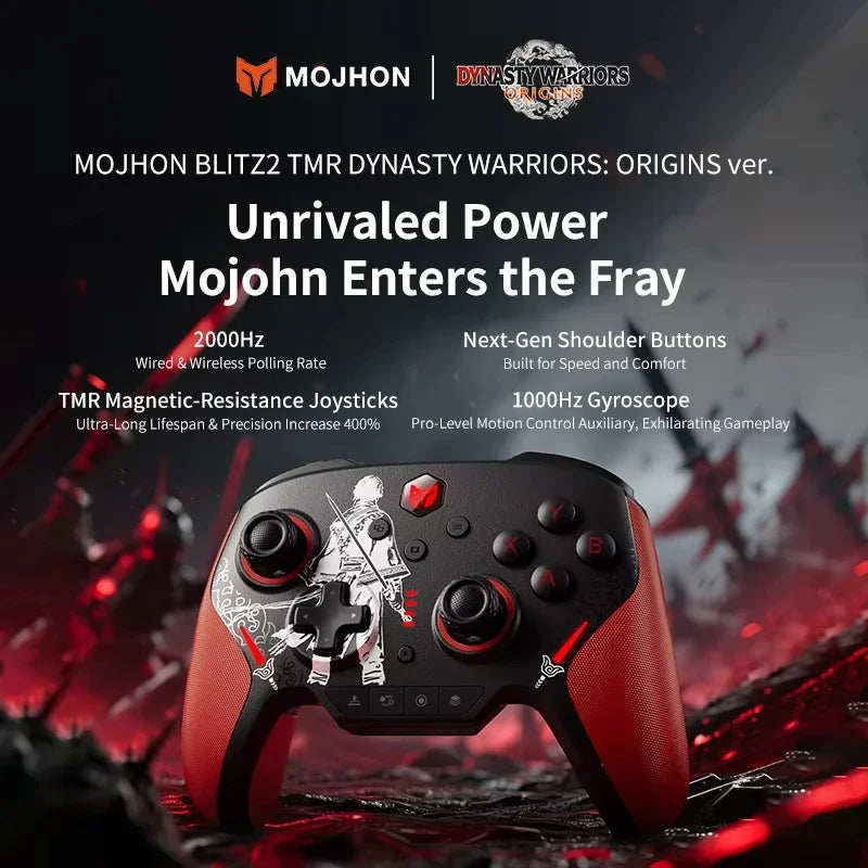 BIGBIGWON Blitz 2 TMR Wireless Controller, 2000Hz, 1000mAh, PC NS