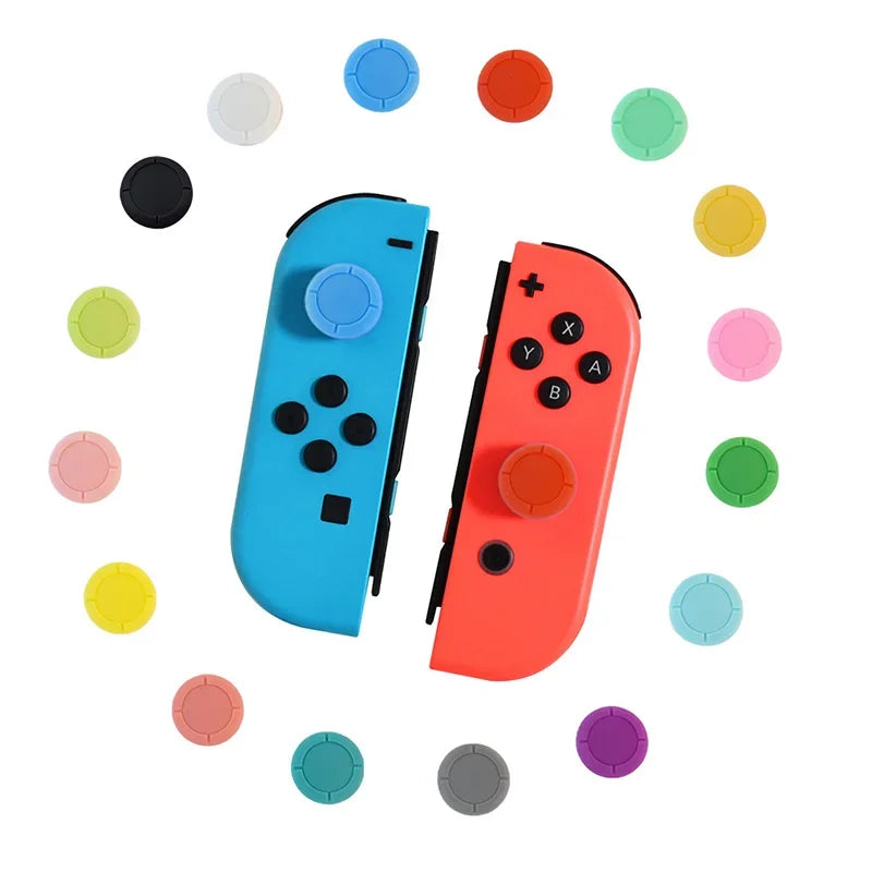 Silicone Rubber Protective Skin Joystick Grips Cap For Switch NS Lite Oled Controller Joy-Con Rocker Cover