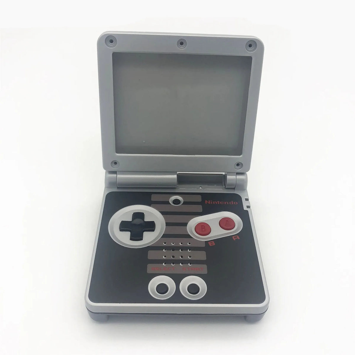 New Shell Case for GBASP Housing GBA SP Shell with Buttons and Sticker Sets Replacement for Gameboy Advance SP Game Accessories