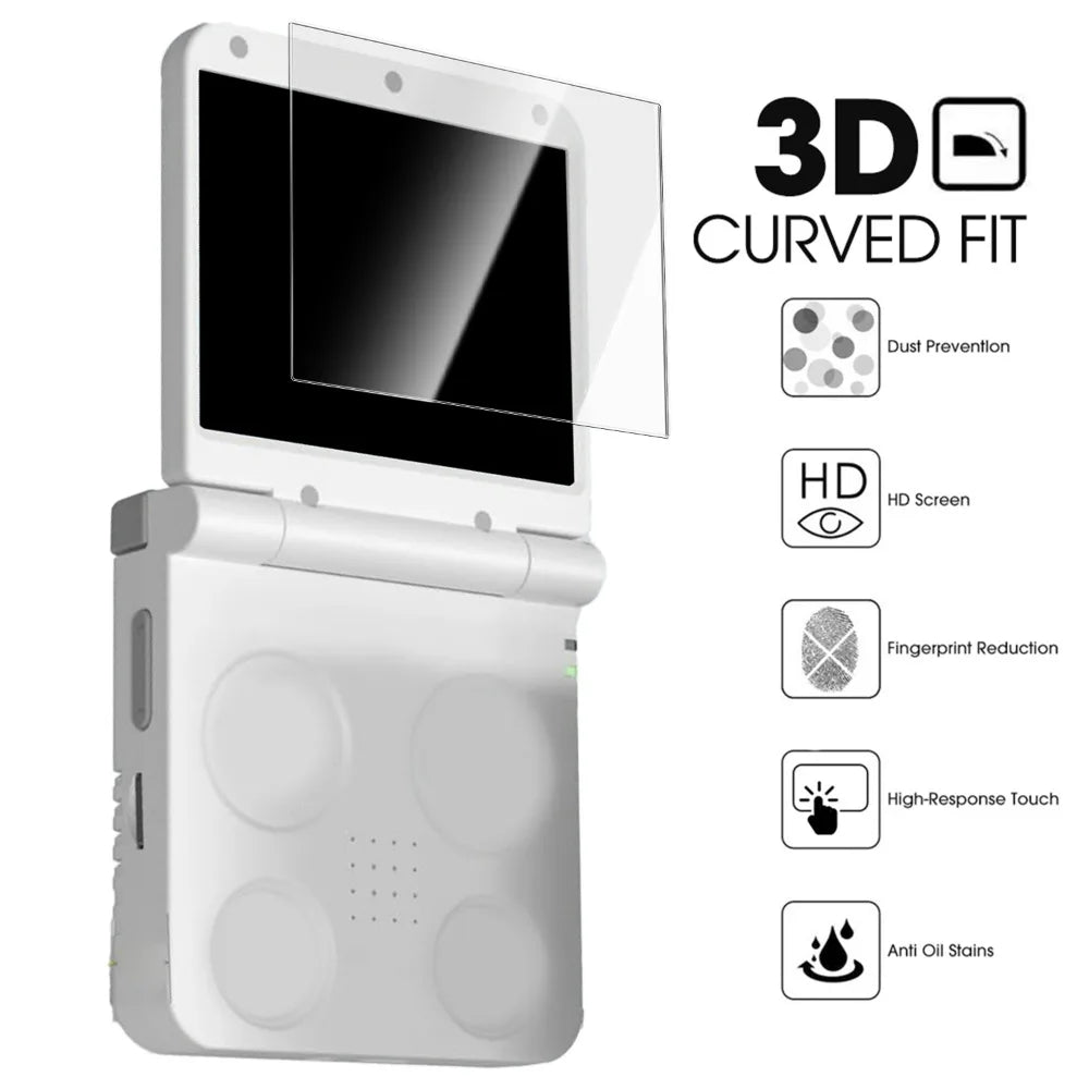 1-5Pcs Tempered Glass for Miyoo-Flip V2 Game Console Anti-Scratch Screen Protectors HD Clear Protective Films for Miyoo-Flip V2
