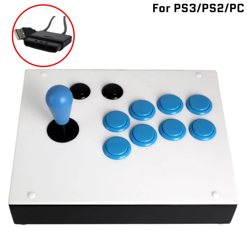 FightBox R4 Arcade Fight Stick with Sanwa Joystick for PS3/PS2/PC