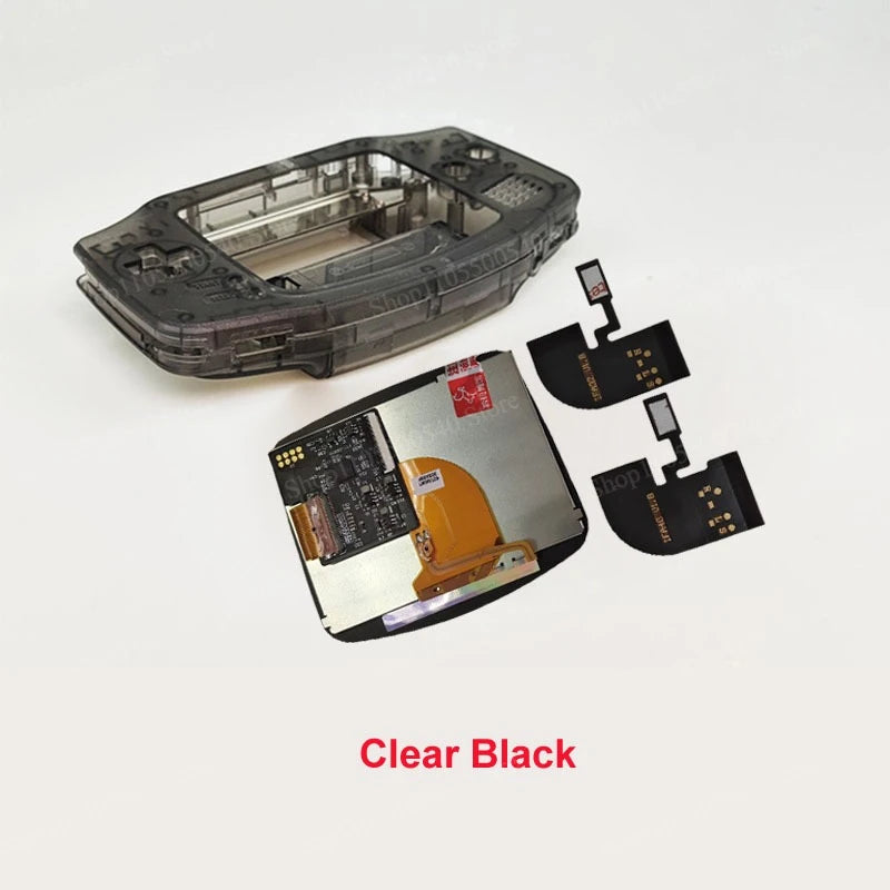 Full New GBA IPS V4 Laminated Screen Kits for Gameboy Advance IPS Screen 15 Levels High Brightness Gaming Screen with Shell
