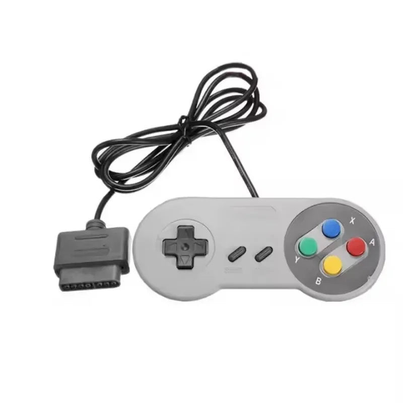 Replacement Wired Gamepad for SNES 16 Bit Video Game Console