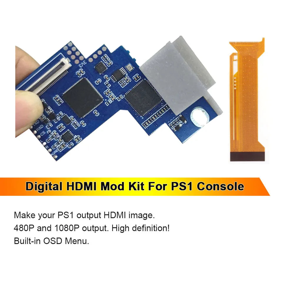 PS1 Digital HDMI Mod Kit for PU-8/18/20/22/23 Boards