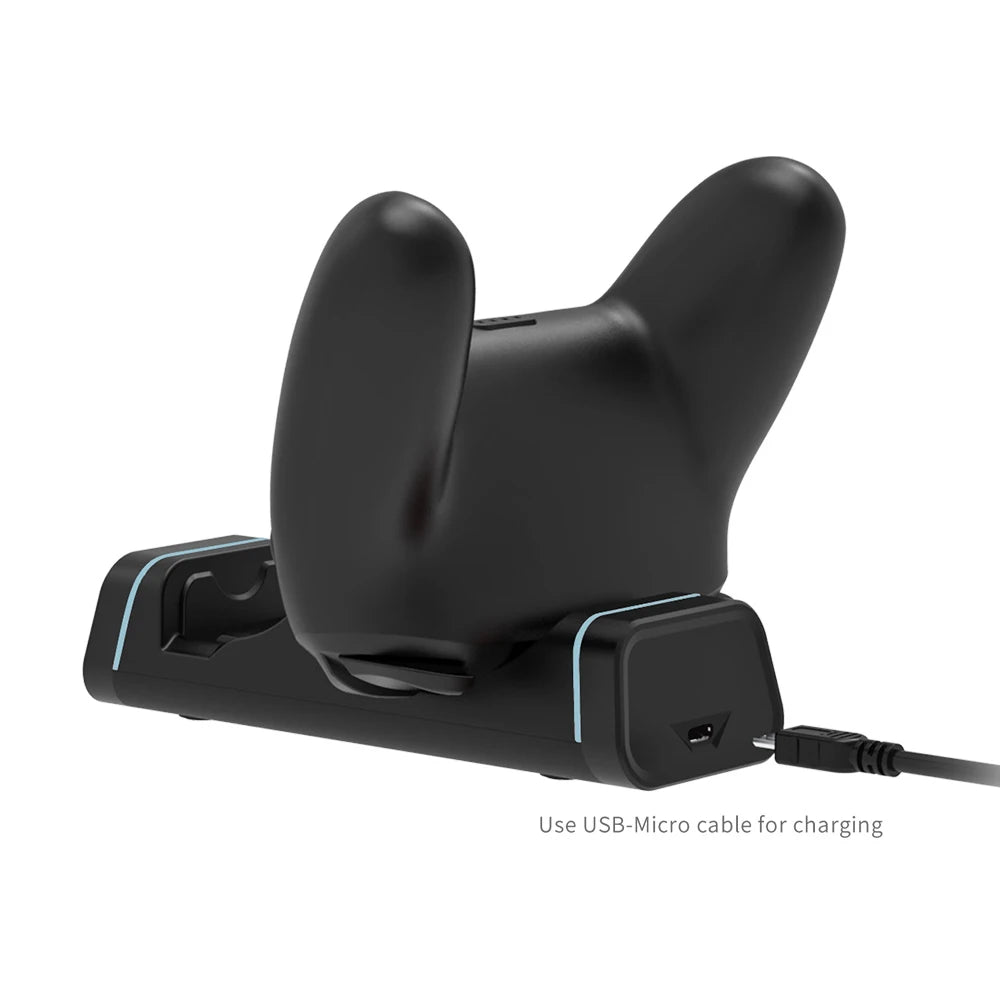 DOBE Dual Controller Charging Dock, Game Handle Charger Stand for Xbox Series X/S, PS5, Nintendo Switch Pro Controller