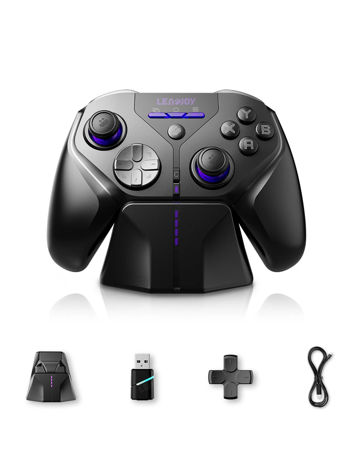 Leadjoy Xeno Plus Wireless Controller - TMR Sticks, Hall and Micro Switch Triggers, for PC, iOS, Android, Nintendo Switch 1/2
