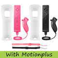Controller Set For Nintendo Wii/Wii U 2 in 1 Wireless Remote Gamepad Joystick Optional Motion Plus Silicone Case Gaming Control