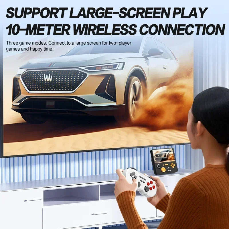 GAMEMT E5 PLUS Handheld Game Console 5-Inch IPS Android RK3566