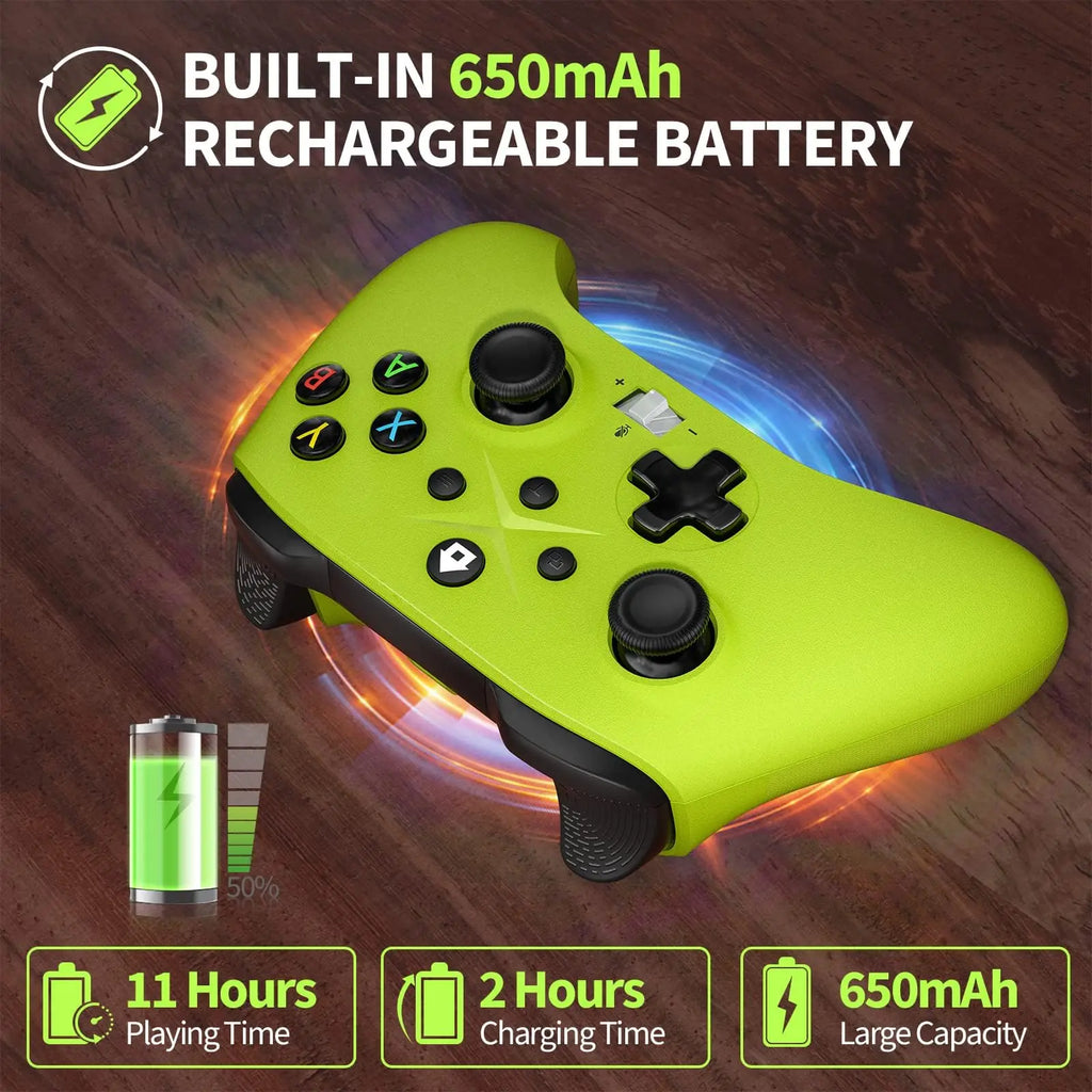 Wireless Controller W/Gaming Vibration Hall Effect 6-Axis Gyro Sensor Turbo Function Gamepads For Xbox One S/X/Series S/X/Switch