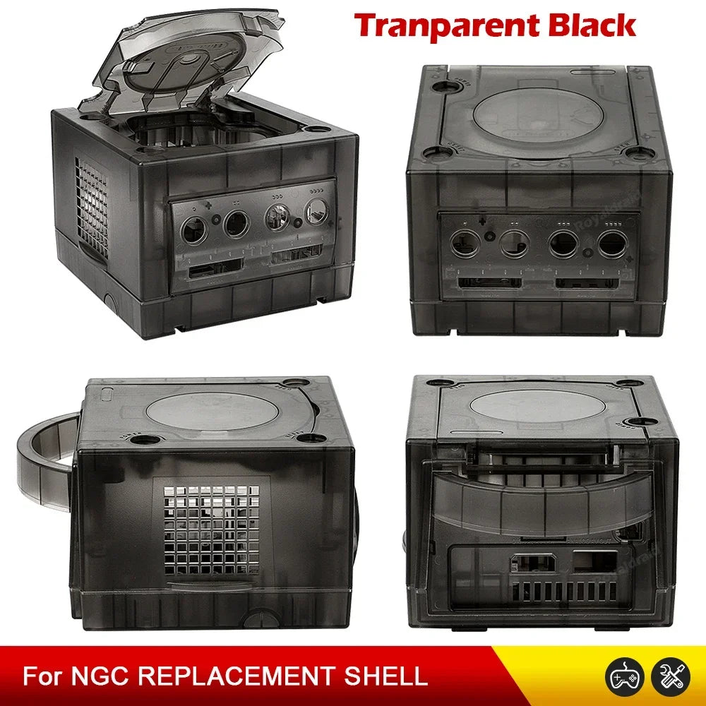 Transparent Black Blue Orange Purple Green White Housing Replacement Shell Case For Nintend Gamecube NGC DOL-001 and DOL-101 Game Accssories