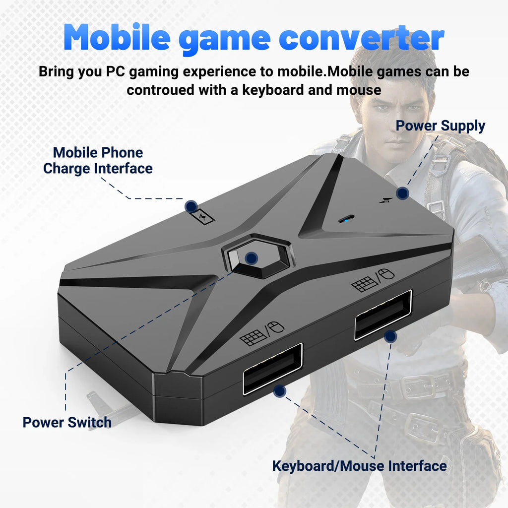 M1 Pro+ Mobile Phone Keyboard & Mouse Mapper for Android PUBG
