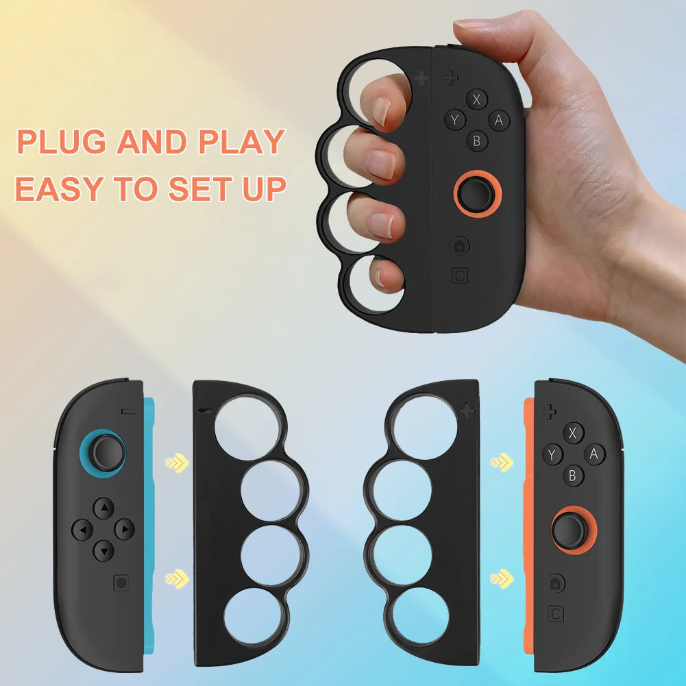 2Pcs Fitness Boxing Hand Grips for Switch 2 Game Console Boxing Handle Grips Fit Boxing Clasp Accessories for Switch 2 Joy-Con