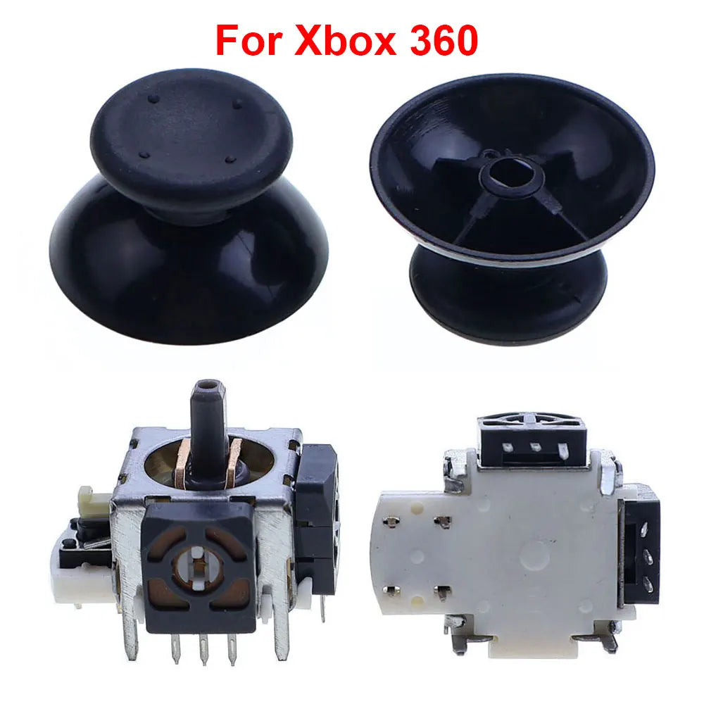For PS2 PS3 PS4 Pro PS5 3D Analog Joystick Sensor Module Replacement For Switch Pro NGC Xbox 360 One Controller Thumb Stick Caps