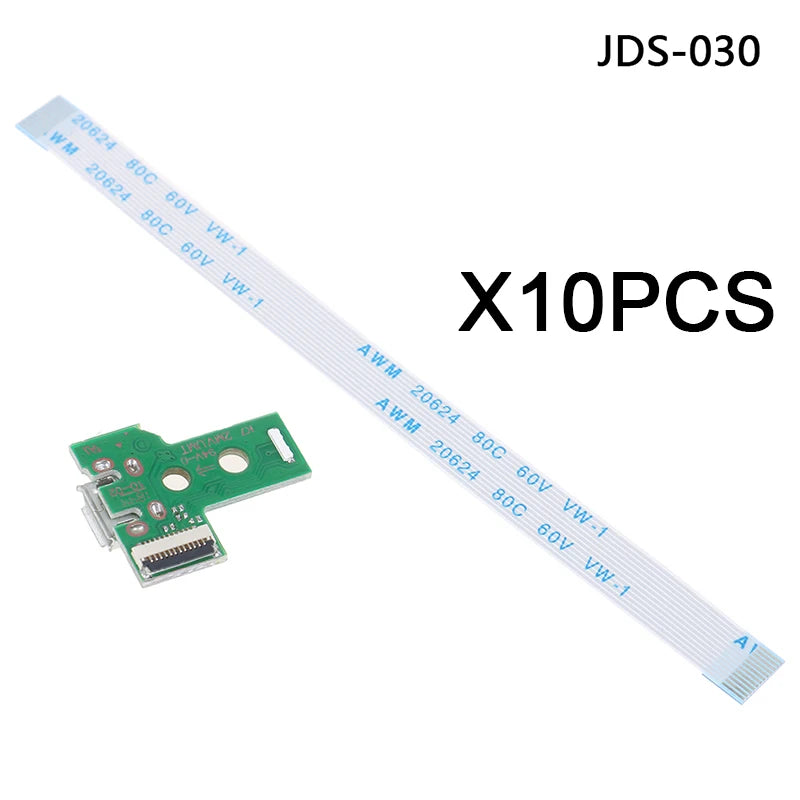 10Pcs USB Charging Port Board for PS4 Controller JDS-011 055