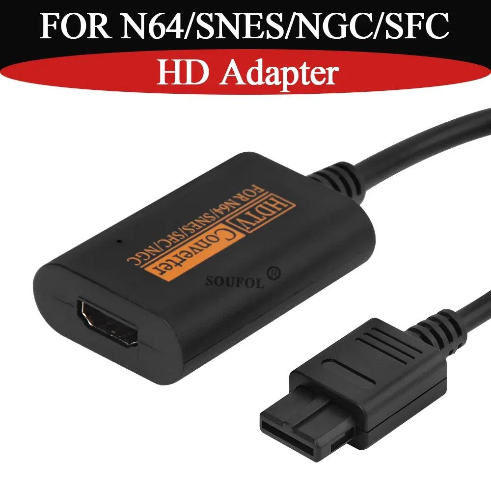 N64 HDMI Converter 720P for N64/GameCube/SNES/SFC Consoles