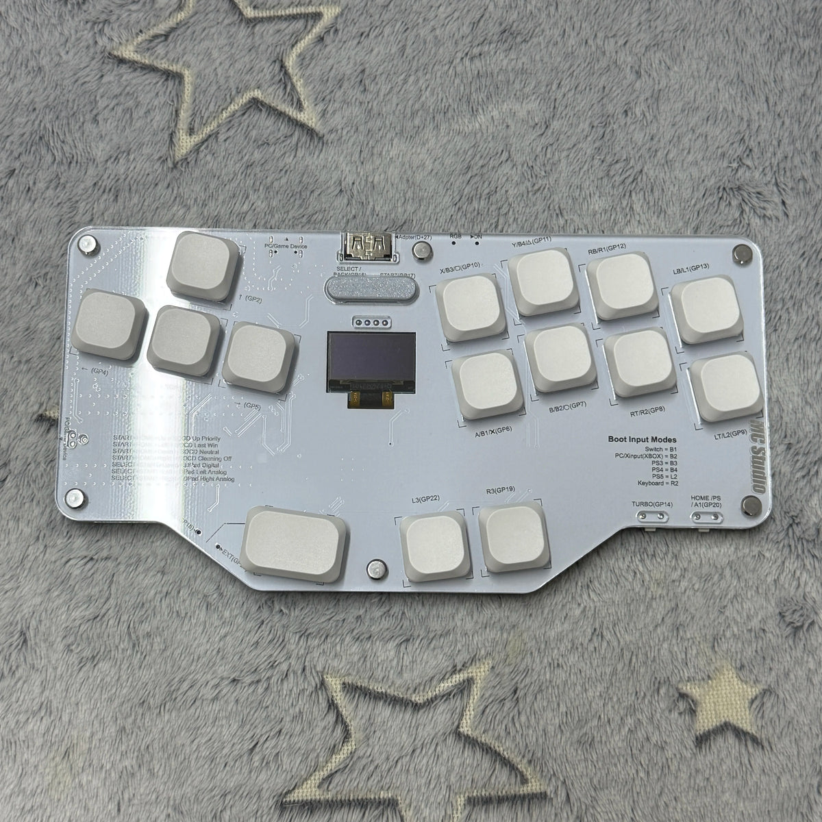 Mixbox One Handed Mechanical Keyboard, Hot Swap RGB Wired