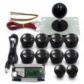 Copy Sanwa Arcade Game Diy Kit 8 Way Joystick Push Buttons Usb Board Support PC 360 Raspberry Pi PC Android PS3 PS4